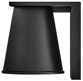 Aplică LED de exterior Hinkley HK-HANS-S-BLK HANS 1xGU10/8W/230V IP44