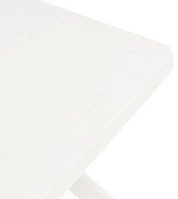Masa de bistro, alb, 70x70x72 cm, plastic 1, Alb