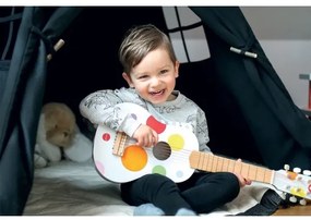 Janod - Chitară pentru copii CONFETTI, 6 corzi