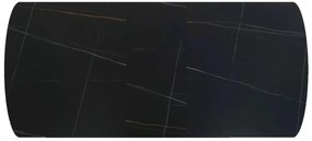Masa extensibila Vector neagra L160(200)x90 cm