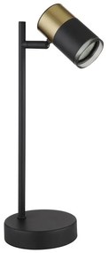 Lampa de masa cu Spot directionabil BRISBON negru/cupru