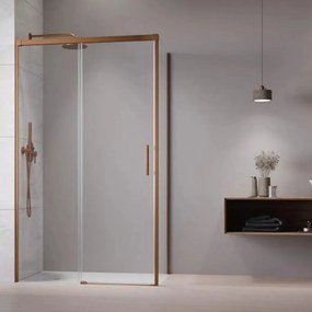 Perete lateral dreapta Radaway Idea KDJ 90 cm finisaj cupru periat-transparent sticla 6 mm
