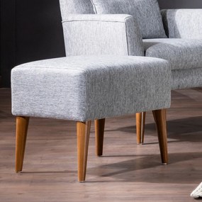 Scaun Zeni Puf Grey