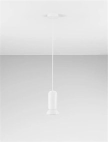 Pendul minimalist ceramica alba PARLO