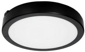 Plafonieră LED cu senzor pentru baie NAIROS LED/24W/230V IP65 cm negru + telecomandă