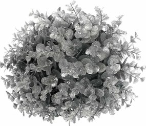 Decorațiune de Crăciun suspendată Eucalypt glob, argintiu, diam. 24 cm