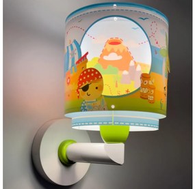 Dalber 60659 - Aplică de perete pentru copii PIRATE ISLAND, 1xE27/15W/230V