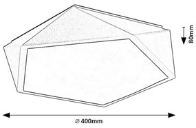 Rabalux 71251 - Plafonieră LED RAFFA, 30 W, 230 V, 3000 K
