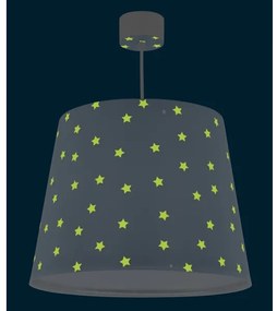 Lustră pentru copii STAR LIGHT 1xE27/60W/230V albastră Dalber 82212T