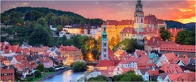 Tablou - Český Krumlov (120x50 cm)