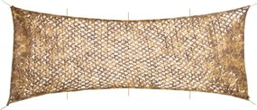 vidaXL Plasă de camuflaj cu geantă de depozitare, nisipiu, 833x297 cm