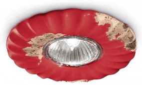 Spot incastrabil design retro realizat manual din ceramica VINTAGE