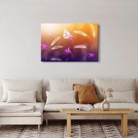 Tablou - Fluture roz (90x60 cm)