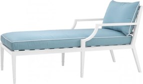 Sezlong pentru interior si exterior Bella Vista, alb 113221 HZ