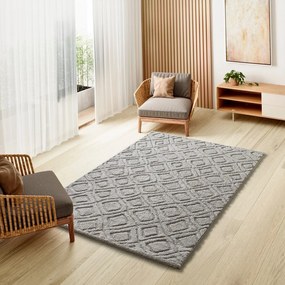 Covor gri 126x190 cm Juno – Universal