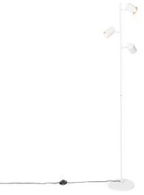 Lampă de podea modernă albă cu 3 lumini - Jeana
