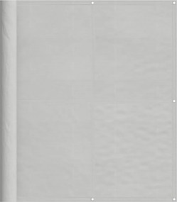 vidaXL Paravan de balcon gri deschis 120x400 cm 100% poliester oxford
