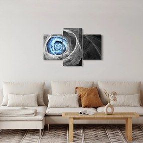 Tablou - Abstract Rose Blue (90x60 cm)