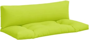 vidaXL Perne de paleți, 2 buc, verde aprins, material textil