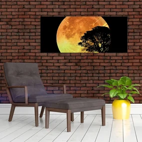 Tablou cu umbre în lumina lunii (120x50 cm)