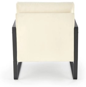 Fotoliu Ilario velvet/rattan - H77 cm