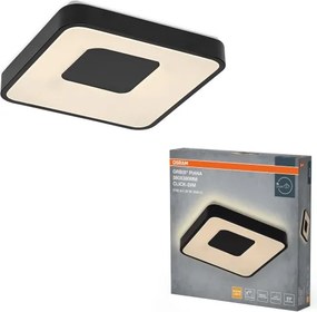 Osram - Plafonieră LED dimabilă ORBIS PIANA LED/24W/230V 38x38 cm neagră