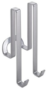 Cârlig argintiu suspendat din oțel Luxy – Metaltex