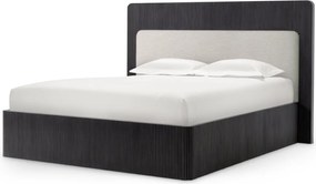 Pat dublu design LUX Dimitrios 180x210cm, gri carbune