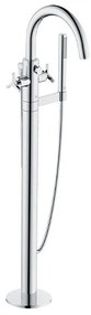 Baterie cada dus freestanding Kludi Nova Fonte Deco crom lucios