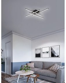 Brilagi - Plafonieră LED STRIPES LED/37W/230V neagră