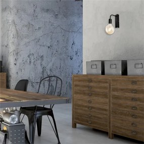 Aplică ASTRID 1xE27/60W/230V negru lucios