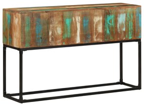 vidaXL Masă consolă, 120x30x75 cm, lemn masiv reciclat