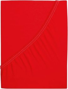 Cearșaf de pat jersey 4Home Ideal roșu, 180 x 200 cm
