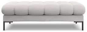 Banca tapitata Bali velvet/picioare negre – L133 x l62 x h41
