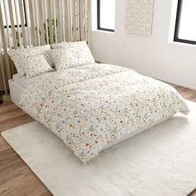 Lenjerie din microfibra HERBALIS crem Dimensiune lenjerie de pat: 70 x 90 cm | 140 x 200 cm