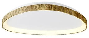 Plafoniera LED cu telecomanda NISEKO II Triangular Wood 38W
