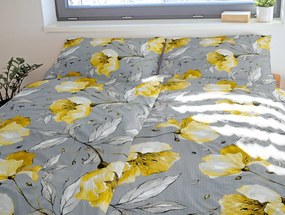 Lenjerie de pat creponată Floare înflorită