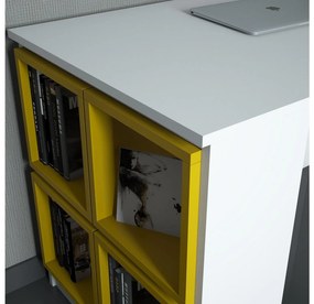 Masă PC Babar (Alb + Galben). 1088233