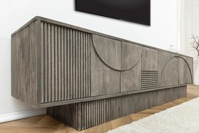 Comoda TV cu model optic 3D, Lemn, ART DECO 200cm