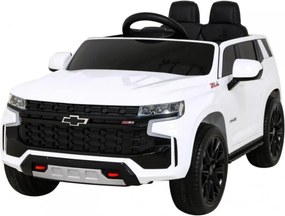 Masinuta Electrica cu acumulator pentru copii NOVOKIDS™ Chevrolet Tahoe SUV, Roti din Cauciuc EVA, Max 25 kg , Usi cu deschidere , 3 Viteze, Lungime
