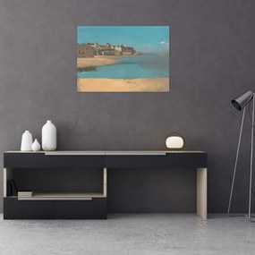 Tablou - Odilon Redon, Village by the Sea in Brittany, reproducere (70x50 cm)