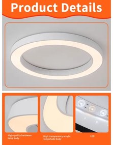 Plafonieră LED dimabilă PASTEL LED/68W/230V 95 cm alb Tuya Immax NEO 07213L + telecomandă