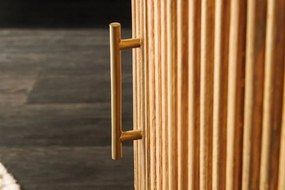 Masuta lemn de mango, marmura alba TRES CHIC 60cm