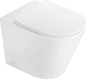 Mexen Rico vas WC de podea Rimless cu capac cu închidere lentă slim, duroplast, alb lucios - 32724000