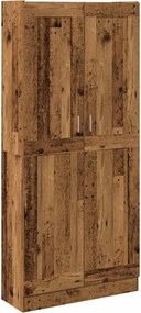 vidaXL Dulap înalt, lemn vechi, 82,5x30,5x185 cm, lemn prelucrat
