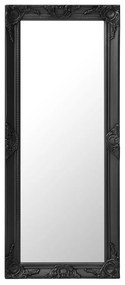 Oglinda de perete in stil baroc, negru, 50 x 120 cm 1, Negru, 50 x 120 cm