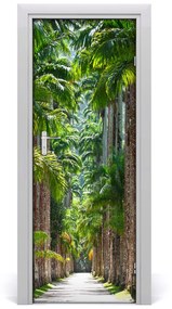 Autocolante pentru usi Peisaje Palm Copaci