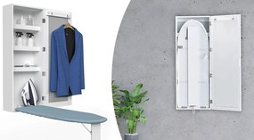 Dulap de perete cu oglinda si masa de calcat rabatabila