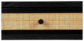 Masă consolă neagră 40x120 cm Guuji – White Label