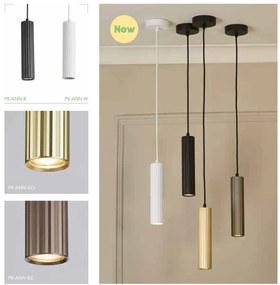 Pendul din aluminiu canelat Anna negru